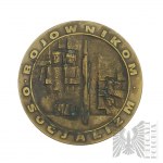 PRL, 1972 r. - Medal Bojownikom Socjalizmu - W XXX Rocznicę Polskiej Partii Robotniczej Katowice 1972