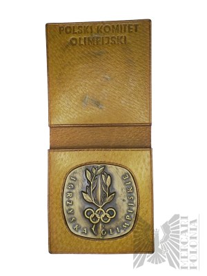 PRL, Warschau, 1972. - Medaille Münze Warschau - Polnisches Olympisches Komitee, Olympische Spiele 1972 - Entwurf von Jerzy Jarnuszkiewicz.
