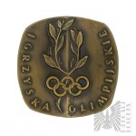 PRL, Warschau, 1972. - Medaille Münze Warschau - Polnisches Olympisches Komitee, Olympische Spiele 1972 - Entwurf von Jerzy Jarnuszkiewicz.