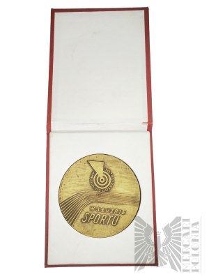 PRL - Medal Mennica Warszawska - Totalizator Sportowy, W Służbie Sportu - Projekt Józef Markiewicz-Nieszcz
