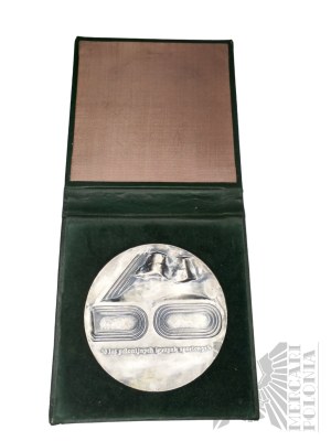 PRL, 1984 - Medal Mennica Warszawska, 50 lat Polonijnych Igrzysk Sportowych 1934-1984 - Sygnatura SK