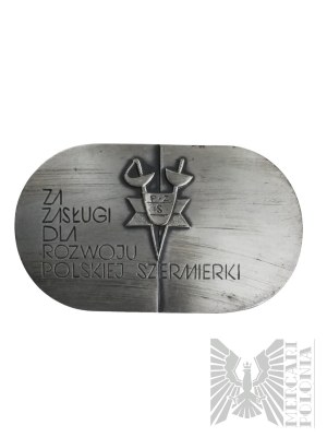 PRL, 1982. - Medaille für Verdienste um die Entwicklung des polnischen Fechtsports / 60 Jahre Polnischer Fechtverband