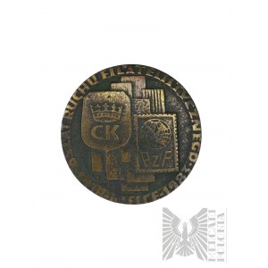 PRL, 1983. - Médaille 65 ans de mouvement philatélique - Kielce 1918-1983 - Exposition philatélique nationale Miltaria '83.