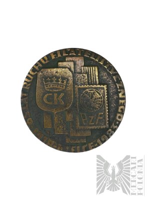 PRL, 1983 r. - Medal 65 Lat Ruchu Filatelistycznego - Kielce 1918-1983 - Krajowa Wystawa Filatelistyczna Miltaria '83