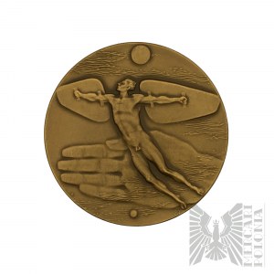 PRL - Medaille der Warschauer Münzanstalt, Militärisches Institut für Luftfahrtmedizin in Warschau - Entwurf Jerzy Jarnuszkiewicz