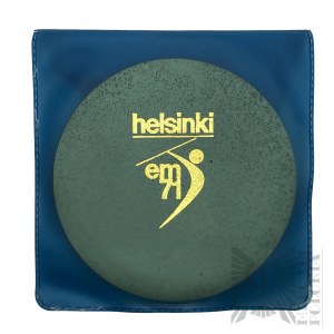 Fínsko, Helsinki, 1971. - Pamätná medaila z Majstrovstiev Európy v atletike Helsinki 1971, originálne puzdro