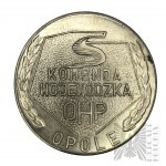 Medaila Oblastného veliteľstva Dobrovoľného pracovného zboru Opole / Vzdelávanie, veda, práca - Hliník