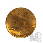 Volksrepublik Polen, 1980. - XXX lat Wojsk Obrony Powietrznej Kraju Medaille, Radio Technical Forces 1950-1980 - Design Marek Lipiński (?), Ref. CJH