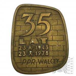 Parti populaire polonais, 1978 - Médaille de la Monnaie de Varsovie, 35 ans du Parti ouvrier polonais 23 X 1943 - 23 X 1978 PPR Walczy / Batalion Armii Ludowej Im. Czwartaków 1943-1945