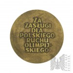 PRL, 1979 r. - Medal 60 Lat Polskiego Komitetu Olimpijskiego / Za Zasługi Polskiego Ruchu Olimpijskiego - Projekt Stefan Bernaciński