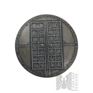 People's Republic of Poland, 1981. - Warsaw Mint, Medal of Societas Scientiarum Plocensis / Romanesque Plock Doors from the middle of the 12th century - 550 Years in the Cathedral Basilica in Plock - Design by Józef Gutowski, Stanisława Wątróbska.