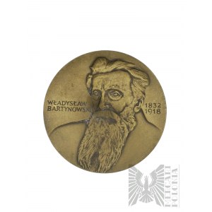 Volksrepublik Polen, Warschau, 1981 - Medaille Władysław Bartynowski 1832-1918, PtTAiN Numismatische Abteilung in Łódź - Entwurf von Stanisława Wątróbska