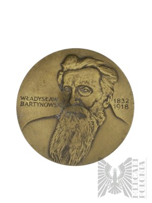 Poľská ľudová republika, Varšava, 1981 - Medaila Władysław Bartynowski 1832-1918, Numizmatické oddelenie PtTAiN v Lodži - návrh Stanisława Wątróbska