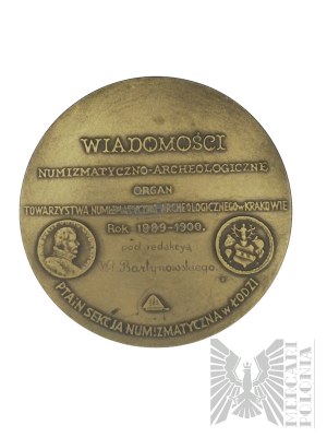 PRL, Warszawa, 1981 - Medal Władysław Bartynowski 1832-1918, PtTAiN Sekcja Numizmatyczna w Łodzi - Projekt Stanisława Wątróbska