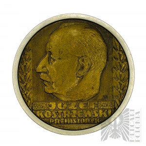 République populaire de Pologne, 1965 - Médaille du 80e anniversaire de Joseph Kostrzewski 1965 - Dessin Edward Gorol