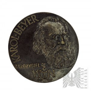PRL, Varsavia, 1965. - Medaglia Karol Beyer per il 120° anniversario della fondazione della Società Numismatica di Varsavia - Disegno di Maciej Szańkowski