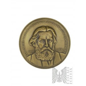 PRL, Warszawa, 1983 r. - Medal PTAiN Warszawa, Karol Beyer 1818-1877 /Syrena Warszawska - Projekt Stanisława Wątróbska