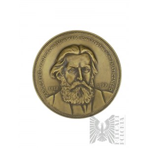 PRL, Varsovie, 1983. - Médaille du PTAiN de Varsovie, Karol Beyer 1818-1877 /Syrena Warszawska - Dessin de Stanisława Wątróbska