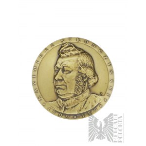 PRL, Warschau, 1986. - Medaille der Warschauer Münze, Kazimierz Stronczyński 1809-1896 - XXV JAHRE der Numismatischen Abteilung in Łódź - Entwurf von Grzegorz Kowalski.