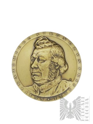 PRL, Warszawa, 1986 r. - Medal Mennica Warszawska, Kazimierz Stronczyński 1809-1896 - XXV LAT Sekcji Numizmatycznej W Łodzi - Projekt Grzegorz Kowalski
