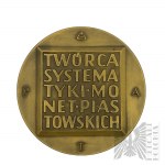 PRL, Warsaw,1968. - Medal Kazimierz Stronczynski 1809-96, Creator of Systematics of Piast Coins - Design by Maciej Szankowski.