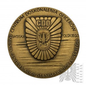 PRL, 1985 r. - Medal Generał Stanisław Popławski 1902-1973 / Centrum Doskonalenia Oficerów Wojska Polskiego im. Stanisława Popławskiego