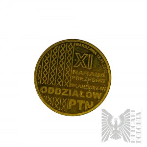 Poland, 2012. - Medal Token State Mint, XI Meeting of Presidents and Treasurers of PTN Branches Warsaw 12.05.2012.