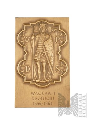 Polen, 1997. - Medaille Plakieta III Walne Zjazd Delegatów Oddziałów PTN Lubin V 1997 / Wacław I Legnicki 1346-1364 - Entwurf von Andrzej und Roussana Nowakowski