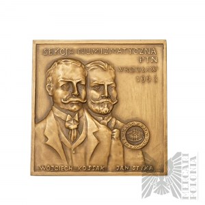 Polska, 1993 r. - Medal Mennica Warszawska, Sekcja Numizmatyczna PTN Wrocław 1993 - Wojciech Kossak, Jan Styka / Bitwa pod Racławicami