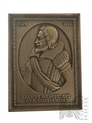 Polska, 1990 r.- Medal PTAiN Bielsko-Biała, Adamvs Wenceslavs - Projekt Edward Gorol