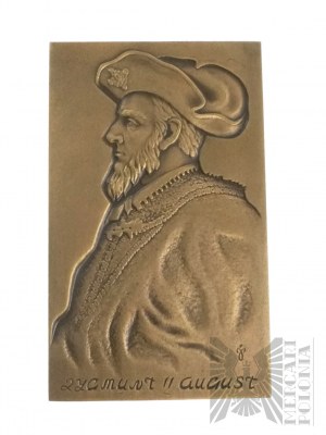 Pologne, 1990. - Médaille Monnaie de Pologne, XXVe Convention numismatique du PTAiN Varsovie, Zygmunt II août - Dessin de Piotr Gorol.