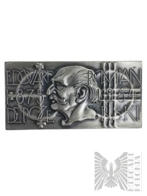 PRL, 1975 r. - Medal Edouard Pomian de Pożerski 1875-1964 / Herb Pomian Materiam Superabat Opus