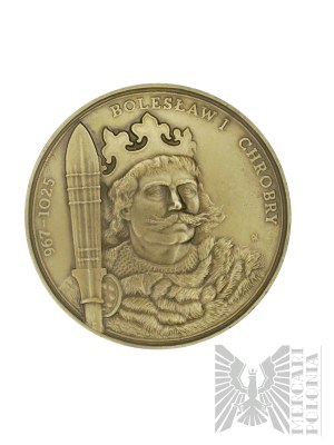 PRL, 1984 r. - Medal Bolesław I Chrobry, 17 Pułk Ułanów Wielkopolskich 1939-1984, Sygnatura AN