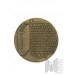 République populaire de Pologne, 1986 ( ?) - Médaille Mieszko II Gniezno 1025 / Ordo Romanus - Dessinée par Stanisława Wątróbska.