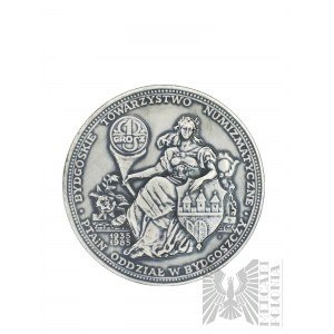 PRL, Varsovie, 1985. - Monnaie de Varsovie, médaille à l'occasion du 50e anniversaire de la section de Bydgoszcz de la PTAiN, Zygmunt III Waza - Dessin de Stanisława Wątróbska.