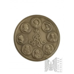 PRL, 1985 r. - Medal Gabinet Numizmatyczny Zamku Królewskiego - Projekt Hanna Roszkiewicz