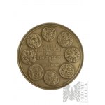 PRL, 1985. - Medaile Numismatického kabinetu Královského hradu - návrh Hanna Roszkiewiczová