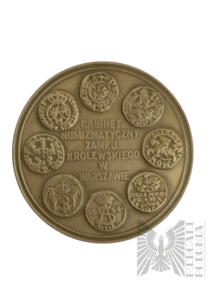 PRL, 1985. - Medaille des Numismatischen Kabinetts des Königlichen Schlosses - Entwurf von Hanna Roszkiewicz