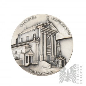 Poland, 2001. - Medal from the Royal Series of the Koszalin Branch of PTN, Jan III Sobieski / Capuchin Church Warsaw - Design by Ewa Olszewska-Borys, Silver.
