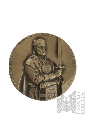 Polsko, 1990 - Medaile z královské řady Koszalinské pobočky PTAiN, Kazimierz Sprawiedliwy - návrh Ewa Olszewska-Borys