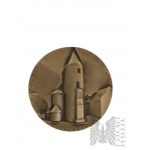 Polska, 1990 r.- Medal z Serii Królewskiej Koszalińskiego Oddziału PTAiN, Kazimierz Sprawiedliwy - Projekt Ewa Olszewska-Borys