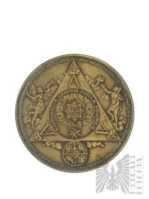 Polska, Warszawa, 1982 r. - Medal Seria Królewska PTAiN, August II Mocny Wettyn - Projekt Witol Korski