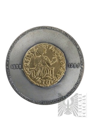 PRL, 1988. - Medaila k 100. výročiu Krakovskej numizmatickej spoločnosti 1988, návrh Witold Korski