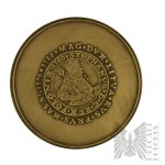 PRL, Warschau, 1980. - Münze Warschau, Medaille aus der Königlichen Serie PTAiN Stefan Batory - Entwurf von Witold Korski.