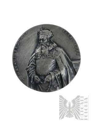 Poland, 1991 - Medal from the Royal Series of the Koszalin Branch of the PTAiN Henry I the Bearded - Design by Ewa Olszewska-Borys.