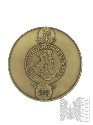 PRL, Warszawa, 1982 r. - Medal Mennica Warszawska, Medal z Serii Królewskiej PTAiN, August III - Projekt Witold Korski