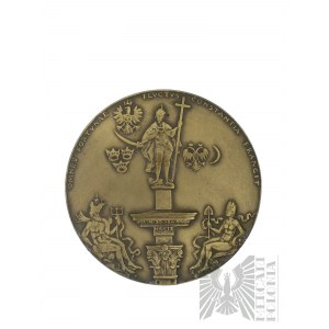 PRL, Varsovie, 1980. - Médaille de la série royale de la PTAiN, Sigismond III Vasa - Projet Witol Korski