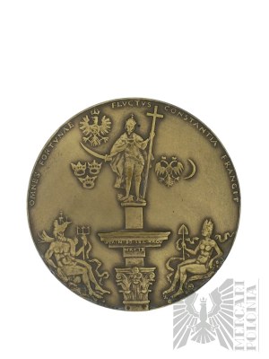 PRL, Varšava, 1980. - Medaila z kráľovskej série PTAiN, Žigmund III Vasa - Projekt Witol Korski