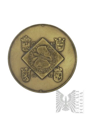 PRL, Varsovie, 1980. - Médaille de la série royale de la PTAiN, Sigismond III Vasa - Projet Witol Korski