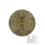 PRL, Varsovie, 1985. - Monnaie de Varsovie, médaille de la série royale du PTAiN, Henryk Pobożny - Dessin de Witold Korski.